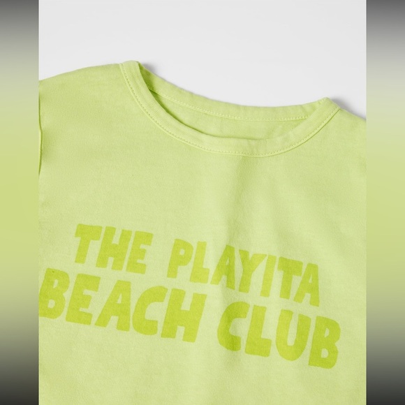 Zara Text‎ Tank Top - Picture 3 of 5